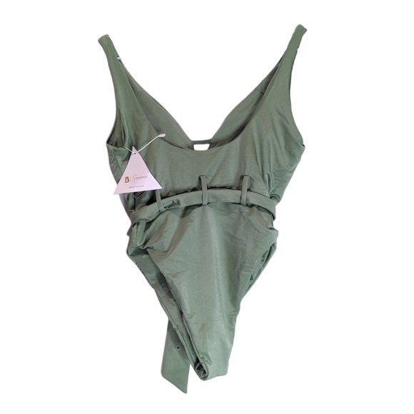 NWT BUFFBUNNY Belted One Piece - Picture 6 of 6